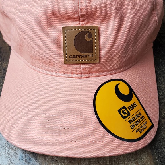 Carhartt patch baseball cap hat women\'s orange new main image 4